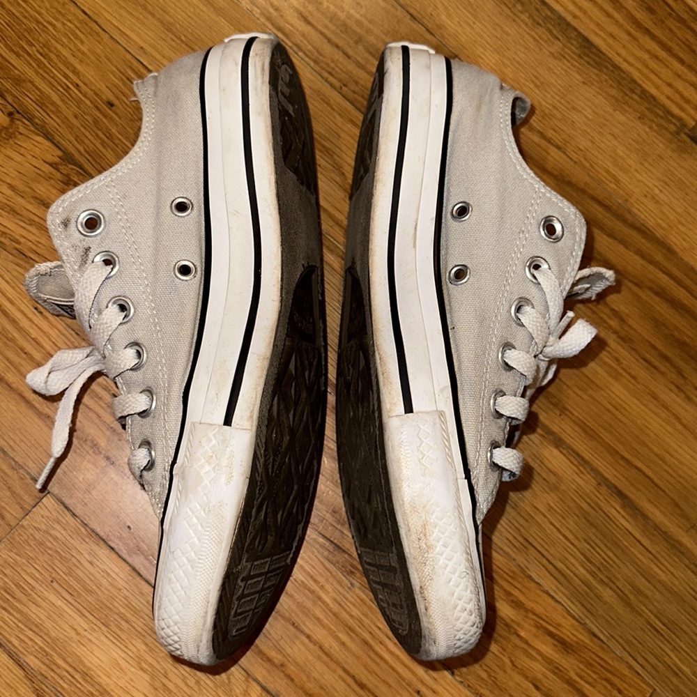 All Star Converse Chuck Taylor Canvas Light Grey Women’s Sneaker size 7 - Picture 4 of 5
